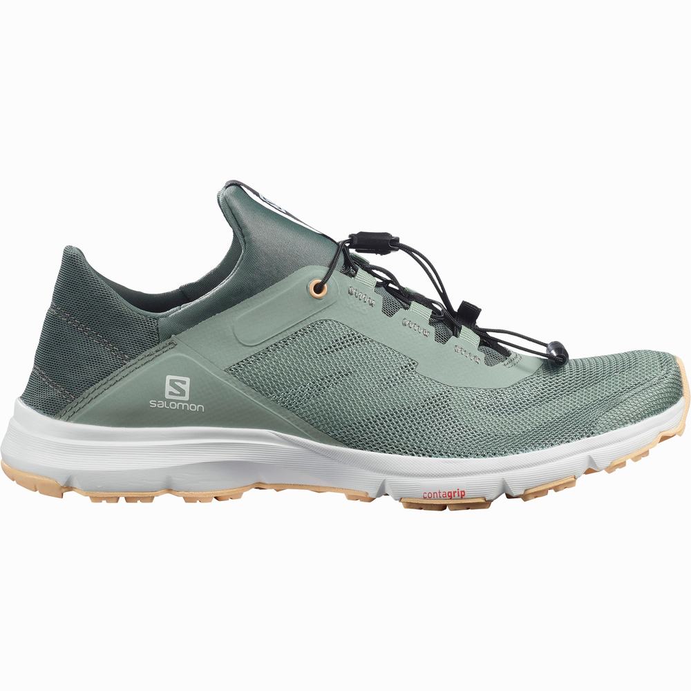 Salomon Amphib Bold 2 Yürüyüş Ayakkabısı Kadın Green/Cream | Türkiye-0157236