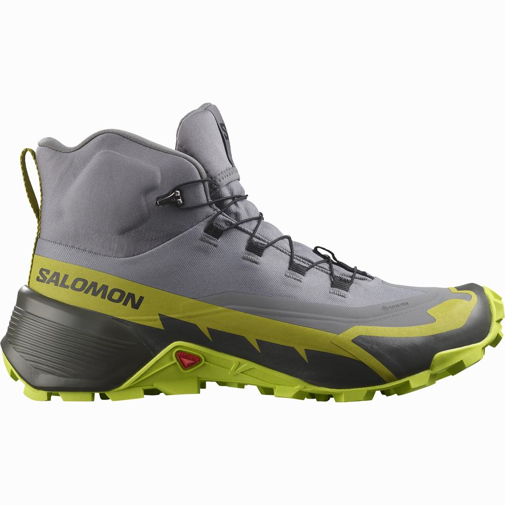 Salomon Cross Hike 2 Mid Cut Gore-tex Yürüyüş Botu Erkek Yeşil | Türkiye-1409756