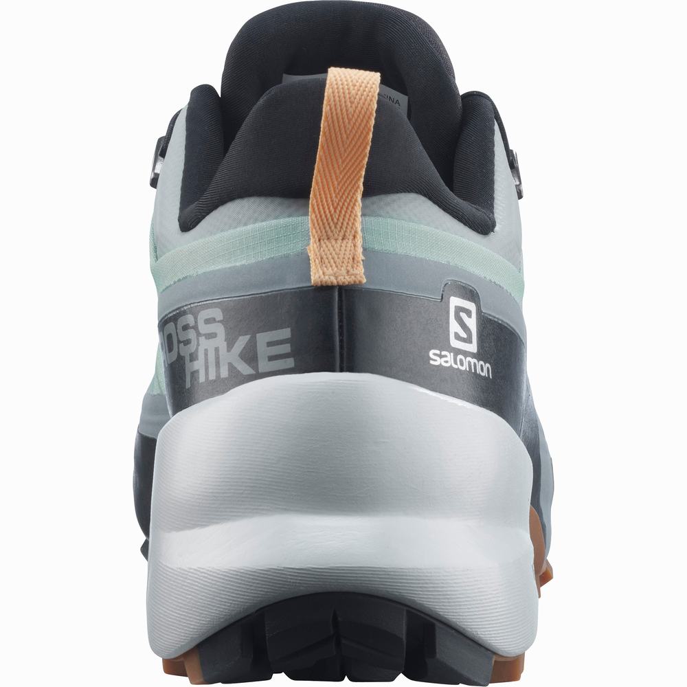 Salomon Cross Hike Gore-tex Yürüyüş Ayakkabısı Kadın Turquoise/Black | Türkiye-4869130