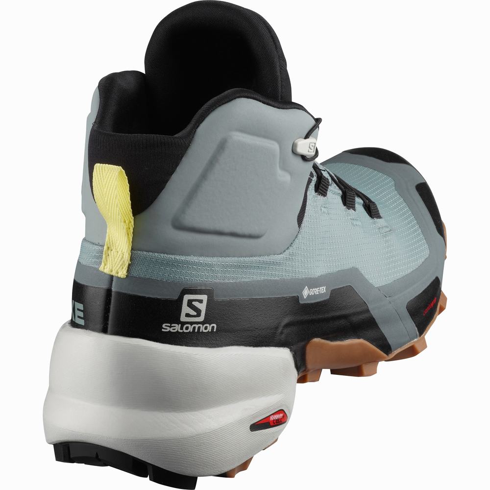 Salomon Cross Hike Mid Cut Gore-tex Yürüyüş Botu Kadın Turkuaz | Türkiye-7184930