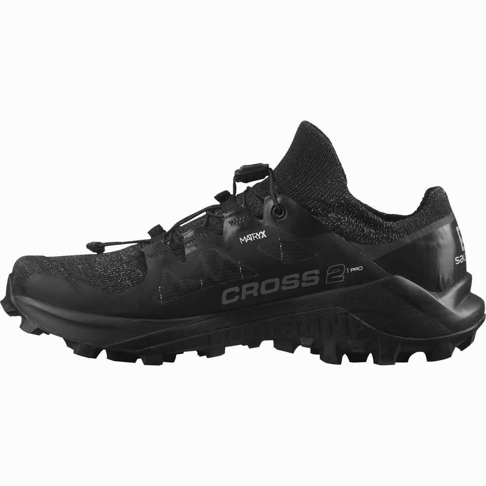 Salomon Cross Pro 2 Patika Koşu Ayakkabısı Kadın Siyah | Türkiye-1089753