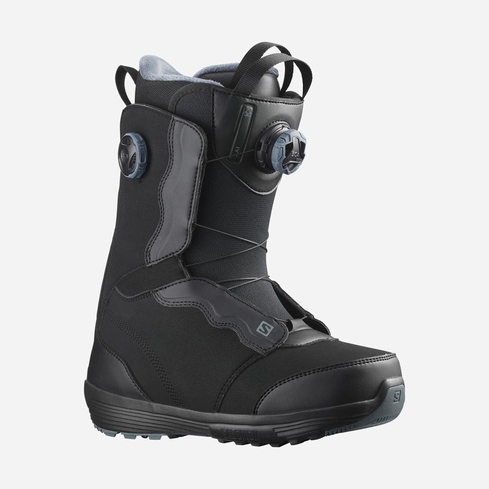 Salomon Ivy Boa Snowboard Botları Kadın Siyah | Türkiye-3054761