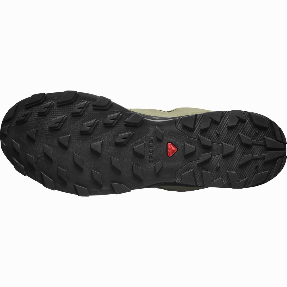 Salomon Outline Gore-tex Yürüyüş Ayakkabısı Erkek Olive/Black | Türkiye-0325461