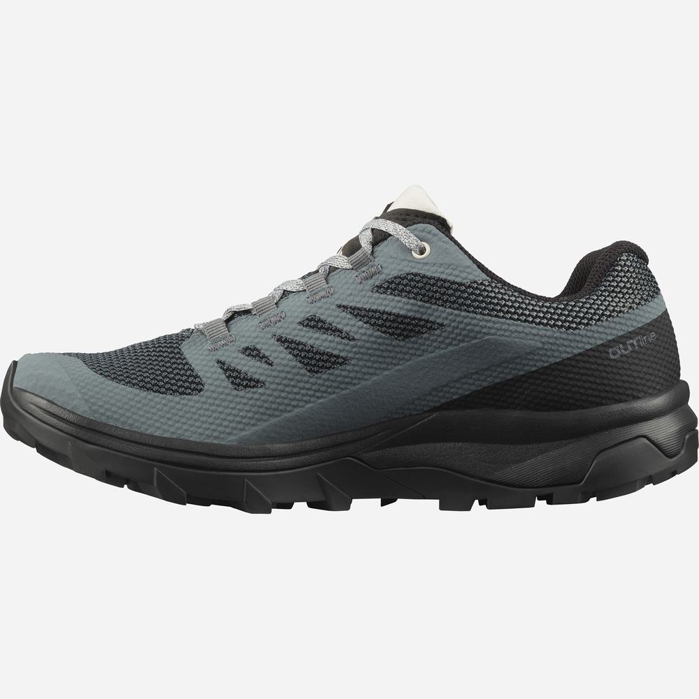 Salomon Outline Gore-tex Yürüyüş Ayakkabısı Kadın Grey/Black | Türkiye-3670491