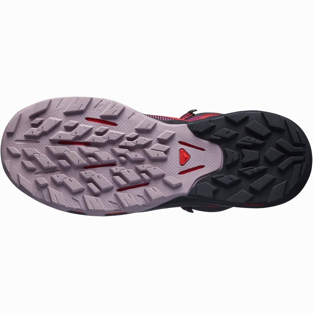 Salomon Outpulse Mid Cut Gore-tex Yürüyüş Botu Kadın Purple/Red | Türkiye-3750496