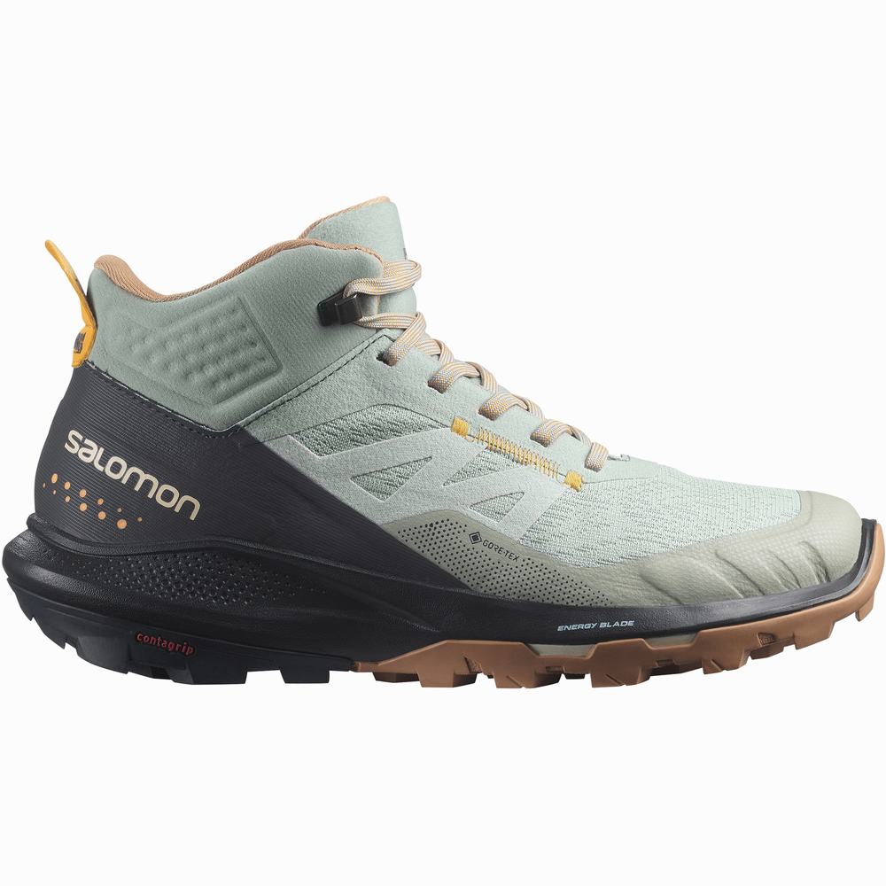 Salomon Outpulse Mid Cut Gore-tex Yürüyüş Botu Kadın Turkuaz | Türkiye-7389460