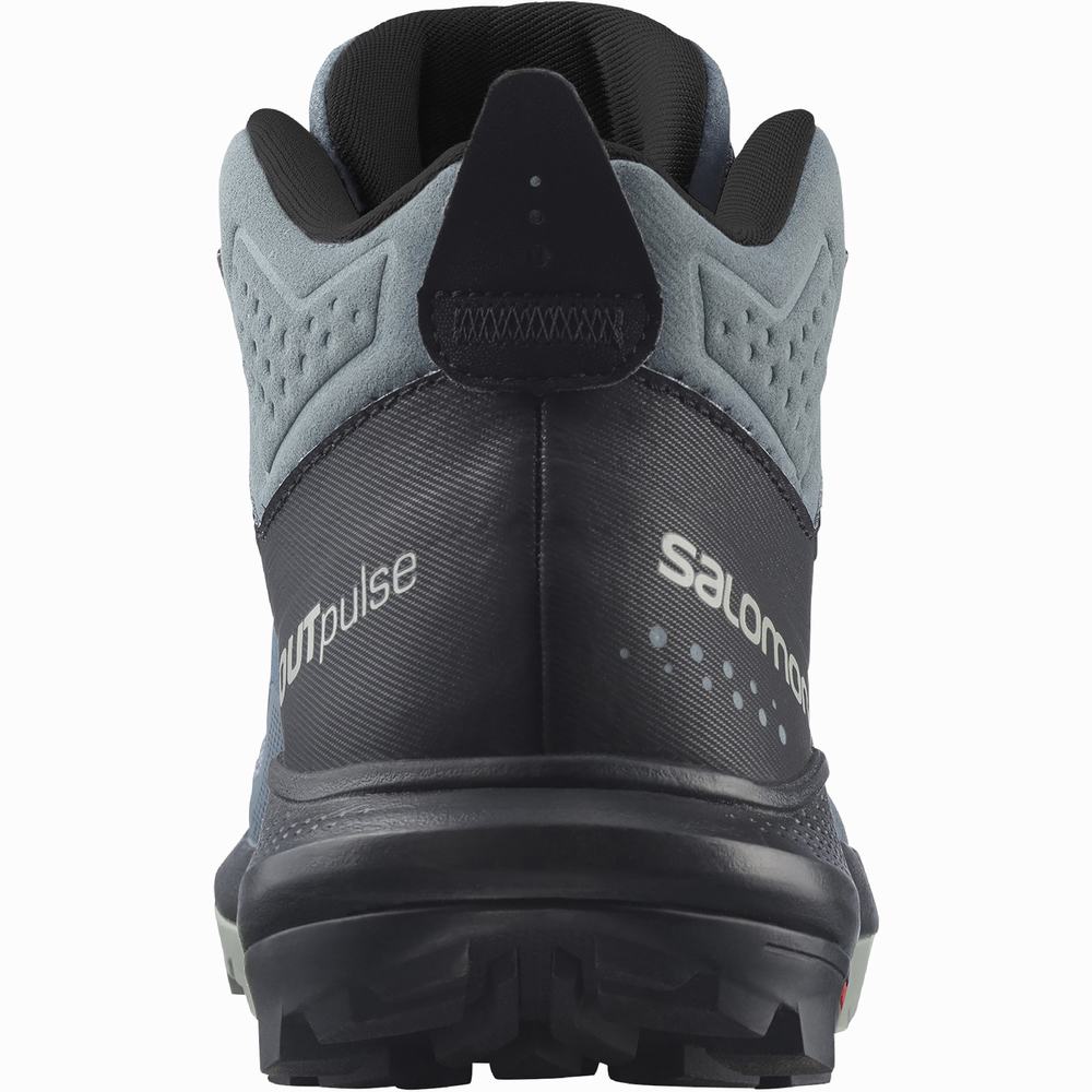 Salomon Outpulse Mid Cut Gore-tex Yürüyüş Botu Kadın Siyah | Türkiye-7859421