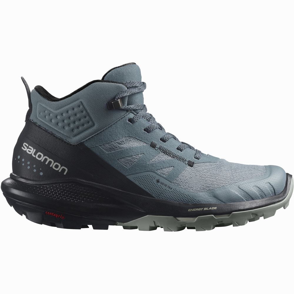 Salomon Outpulse Mid Cut Gore-tex Yürüyüş Botu Kadın Siyah | Türkiye-7859421