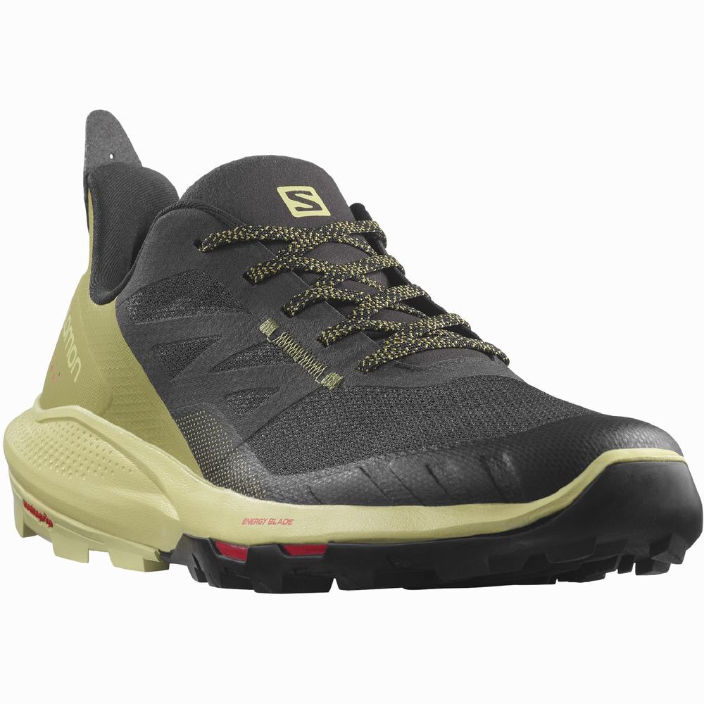 Salomon Outpulse Yürüyüş Ayakkabısı Erkek Black/Green/Red | Türkiye-3409526