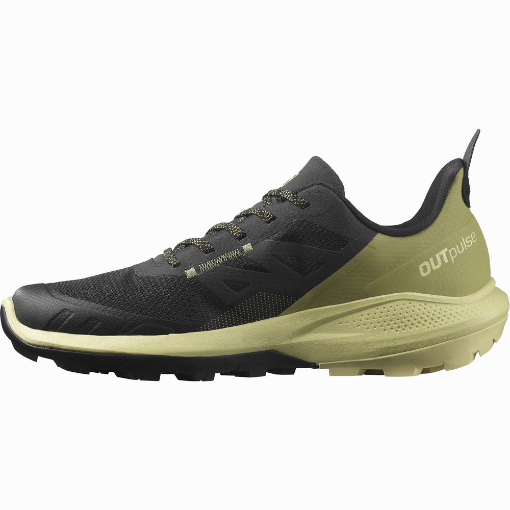 Salomon Outpulse Yürüyüş Ayakkabısı Erkek Black/Green/Red | Türkiye-3409526