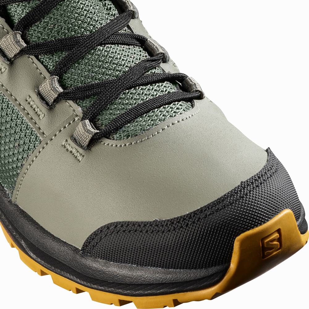 Salomon Outward Climasalomon™ Su Geçirmez Yürüyüş Ayakkabısı Çocuk Grey/Black | Türkiye-6470938