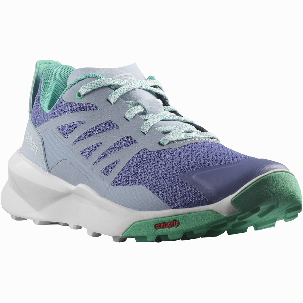 Salomon Patrol Yürüyüş Ayakkabısı Çocuk Purple/Blue/Mint | Türkiye-4175602