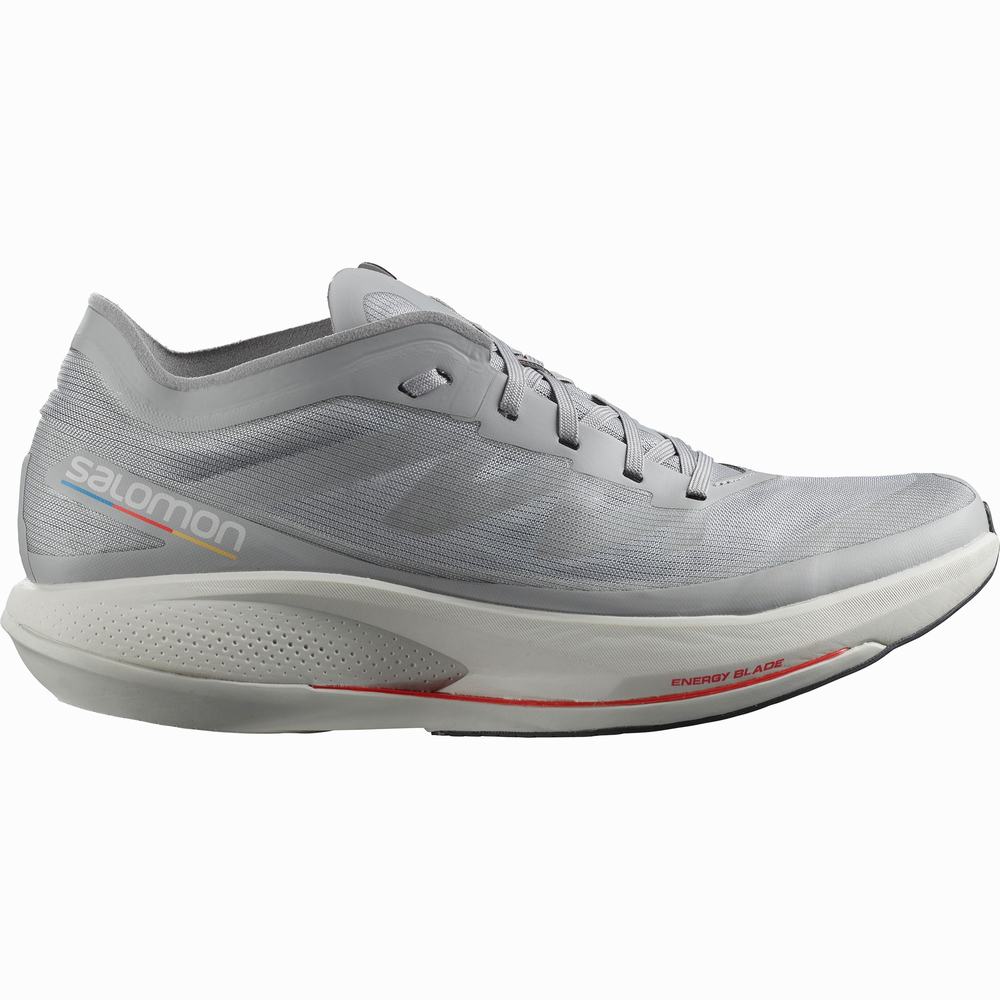 Salomon Phantasm Koşu Ayakkabısı Erkek Grey/Red | Türkiye-3619807