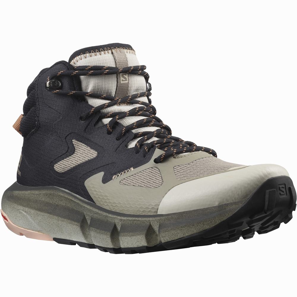 Salomon Predict Hike Mid Cut Gore-tex Yürüyüş Botu Kadın Khaki/Black | Türkiye-1652349