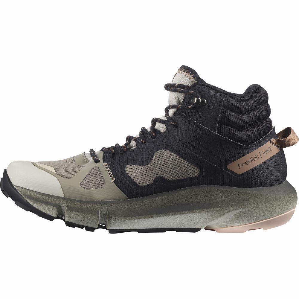 Salomon Predict Hike Mid Cut Gore-tex Yürüyüş Botu Kadın Khaki/Black | Türkiye-1652349