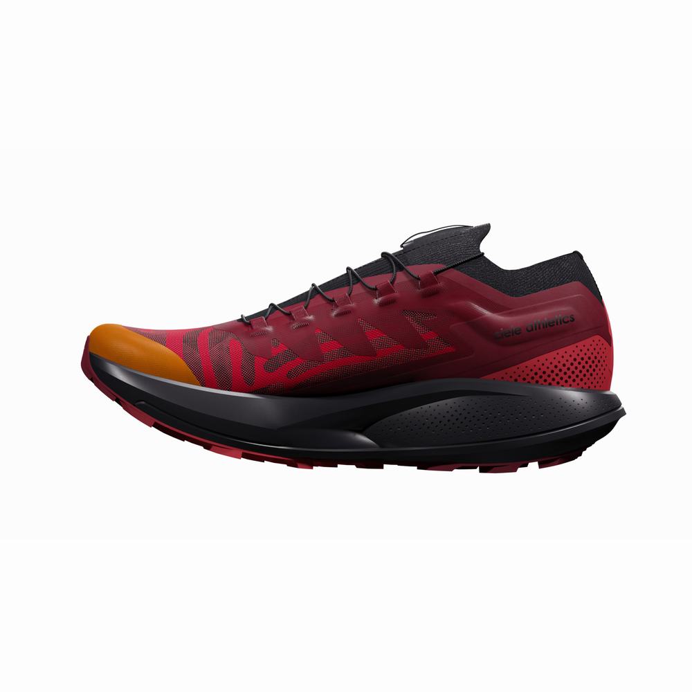 Salomon Pulsar Yürüyüş Pro For Ciele Patika Koşu Ayakkabısı Erkek Black/Coral/Red | Türkiye-1094687