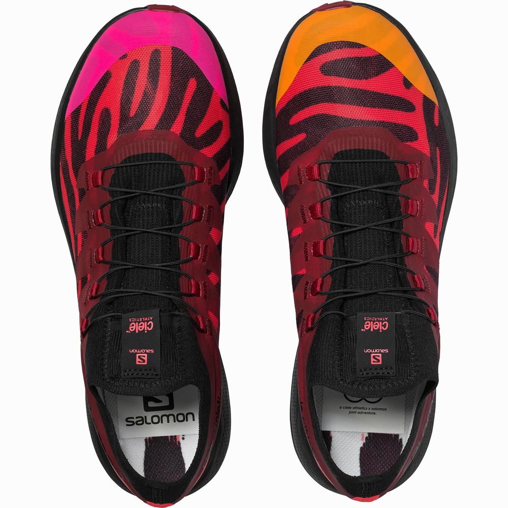 Salomon Pulsar Yürüyüş Pro For Ciele Patika Koşu Ayakkabısı Kadın Black/Coral/Red | Türkiye-4597803