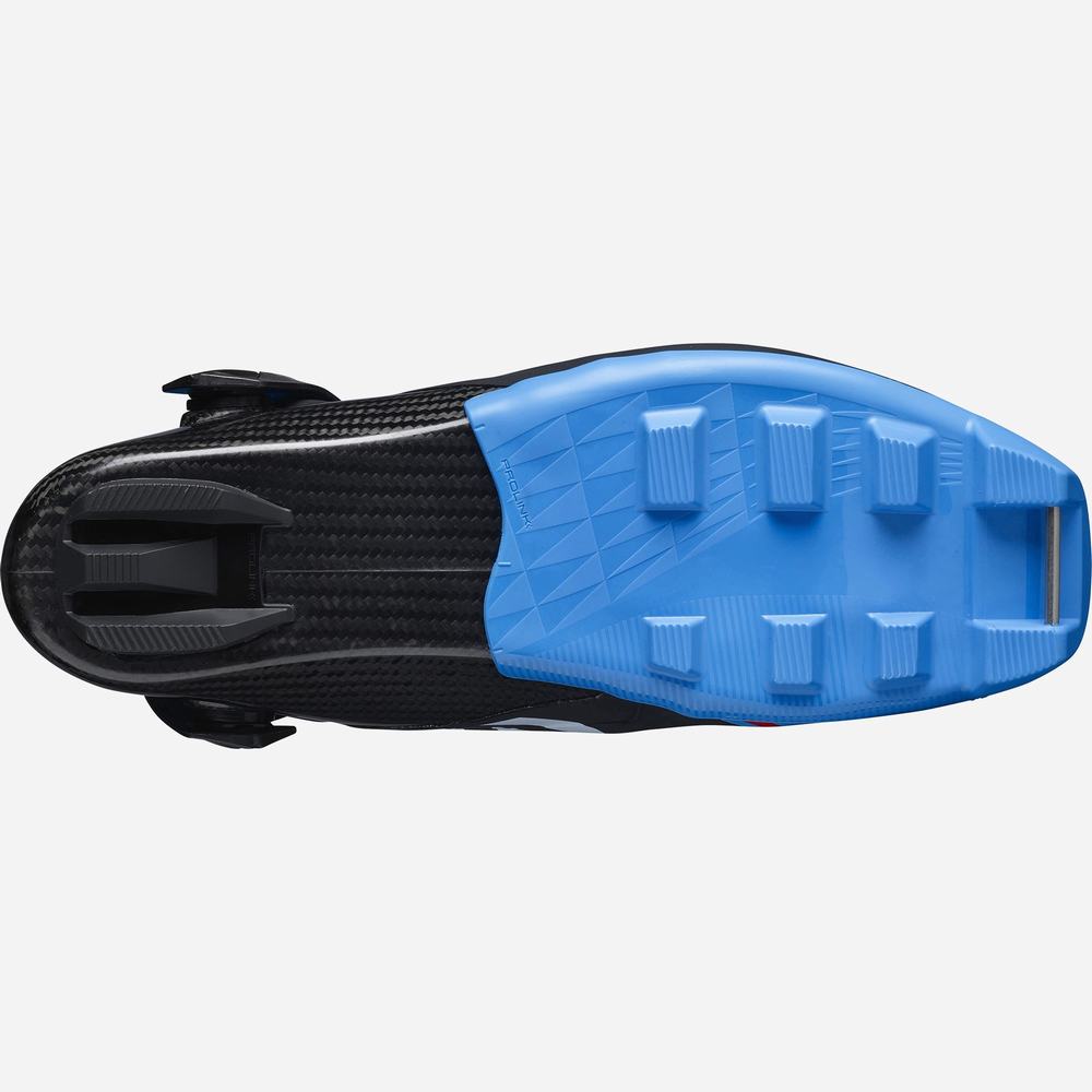 Salomon S/Lab Carbon Skate El Kayak Botu Kadın Black/Blue | Türkiye-2867159