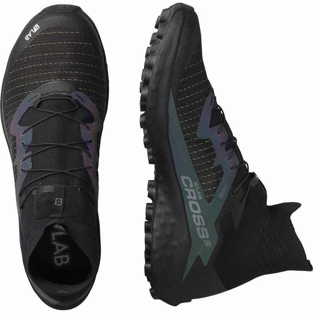 Salomon S/Lab Cross 2 Patika Koşu Ayakkabısı Kadın Siyah | Türkiye-5246387