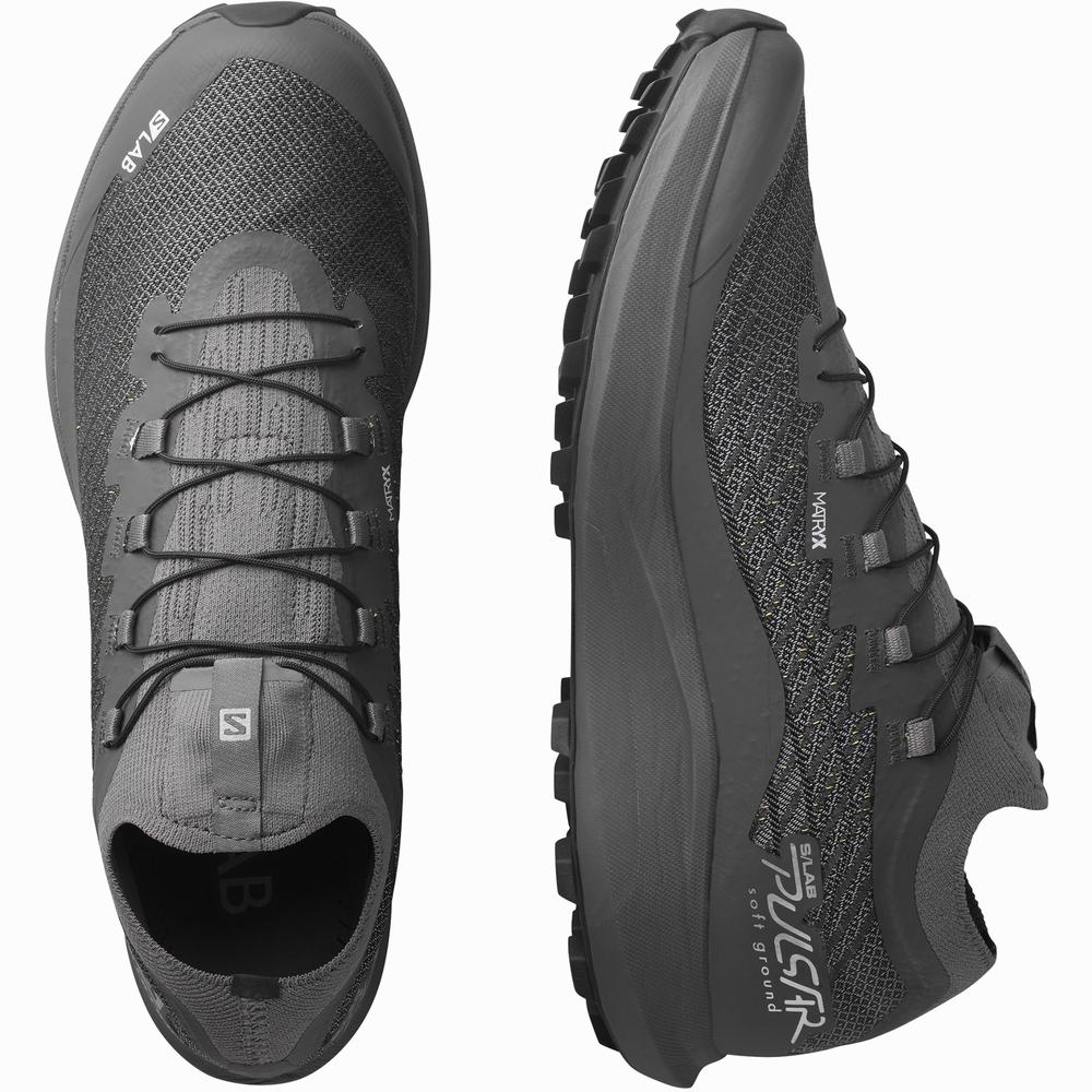 Salomon S/Lab Pulsar Soft Ground Patika Koşu Ayakkabısı Kadın Grey/Black | Türkiye-2061379