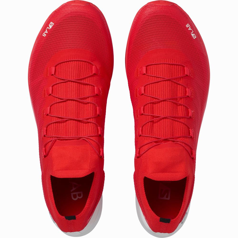 Salomon S/Lab Sense 8 Patika Koşu Ayakkabısı Erkek Red/white | Türkiye-6248501