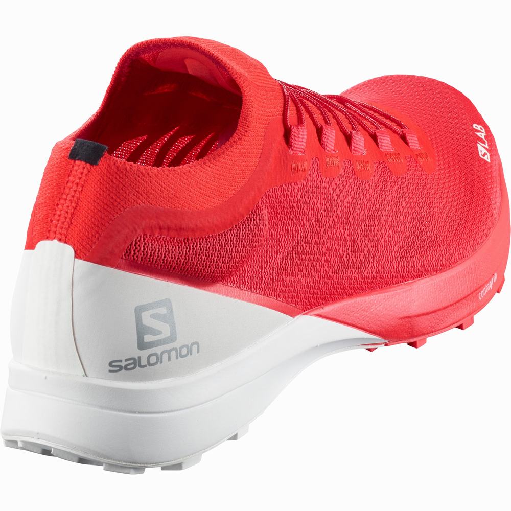 Salomon S/Lab Sense 8 Patika Koşu Ayakkabısı Erkek Red/white | Türkiye-6248501