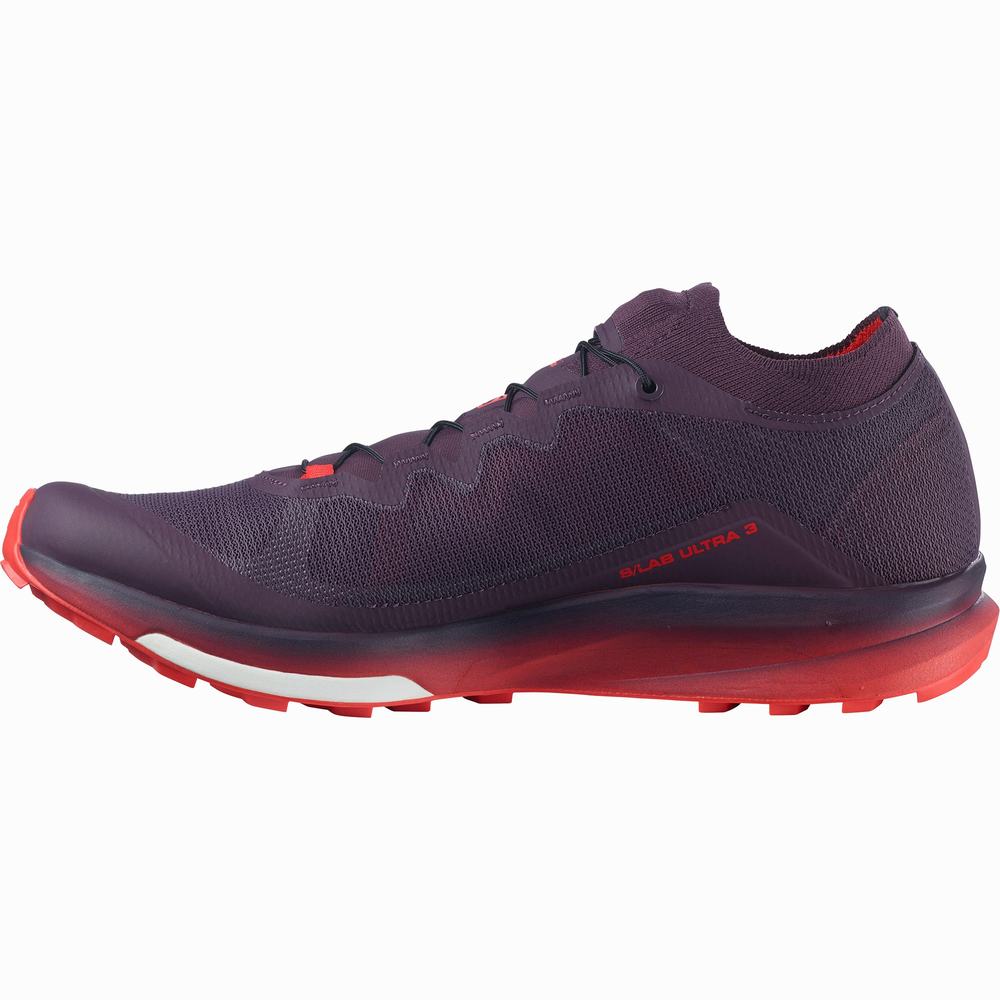 Salomon S/Lab Ultra 3 Patika Koşu Ayakkabısı Kadın Purple/Red | Türkiye-2439675