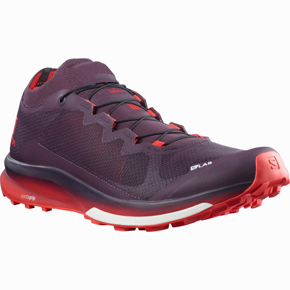 Salomon S/Lab Ultra 3 Patika Koşu Ayakkabısı Kadın Purple/Red | Türkiye-2439675