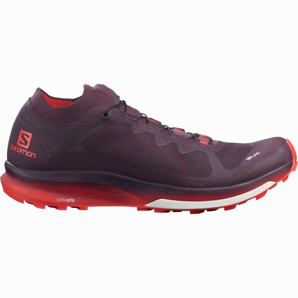 Salomon S/Lab Ultra 3 Patika Koşu Ayakkabısı Kadın Purple/Red | Türkiye-2439675