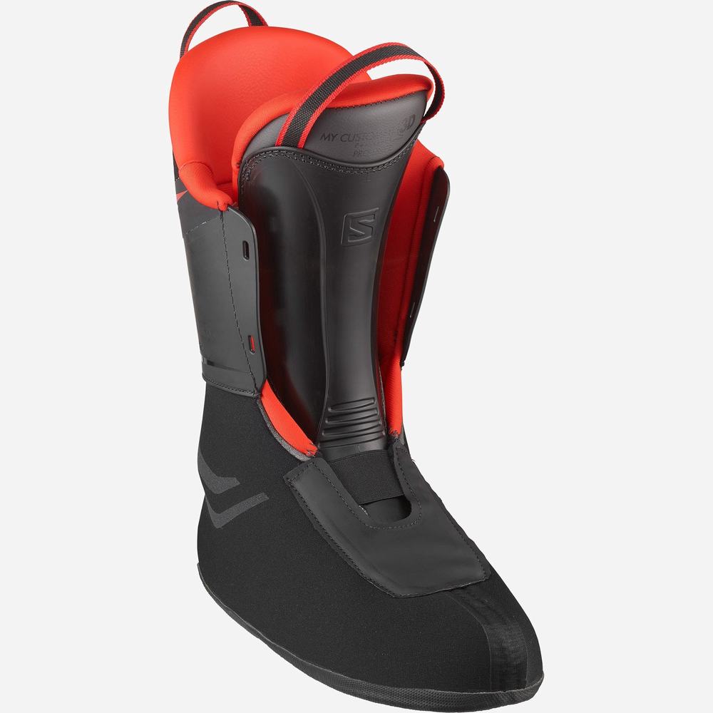 Salomon S/Pro Hv 120 Kayak Botu Erkek Metal/Red | Türkiye-2187694