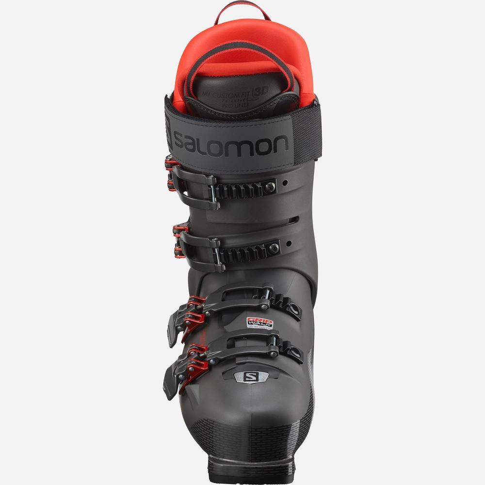 Salomon S/Pro Hv 120 Kayak Botu Erkek Metal/Red | Türkiye-2187694