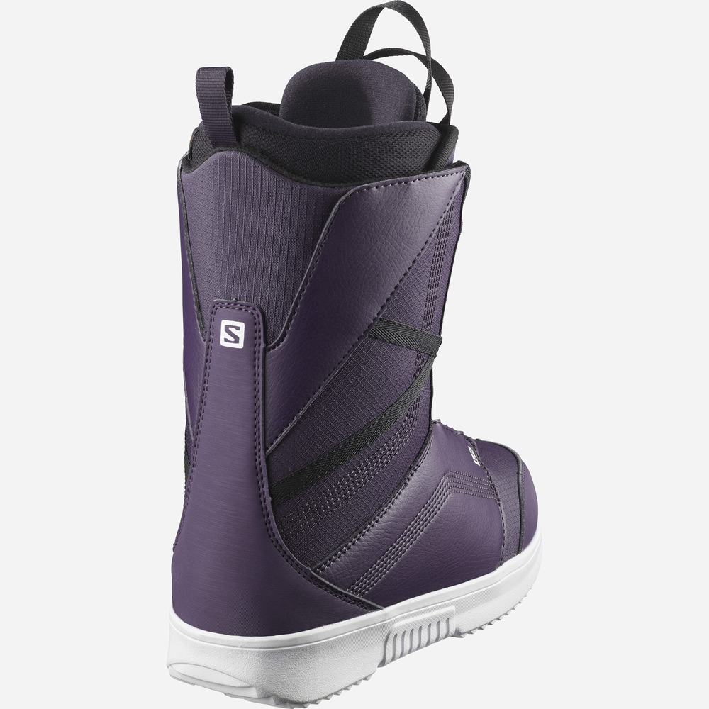 Salomon Scarlet Boa Snowboard Botları Kadın Purple/White | Türkiye-4013827