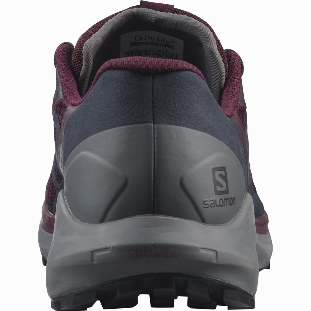 Salomon Sense Ride 4 Patika Koşu Ayakkabısı Kadın Burgundy/Black | Türkiye-4906581