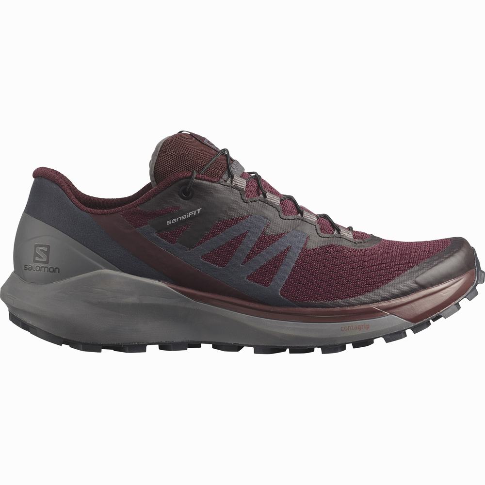 Salomon Sense Ride 4 Patika Koşu Ayakkabısı Kadın Burgundy/Black | Türkiye-4906581