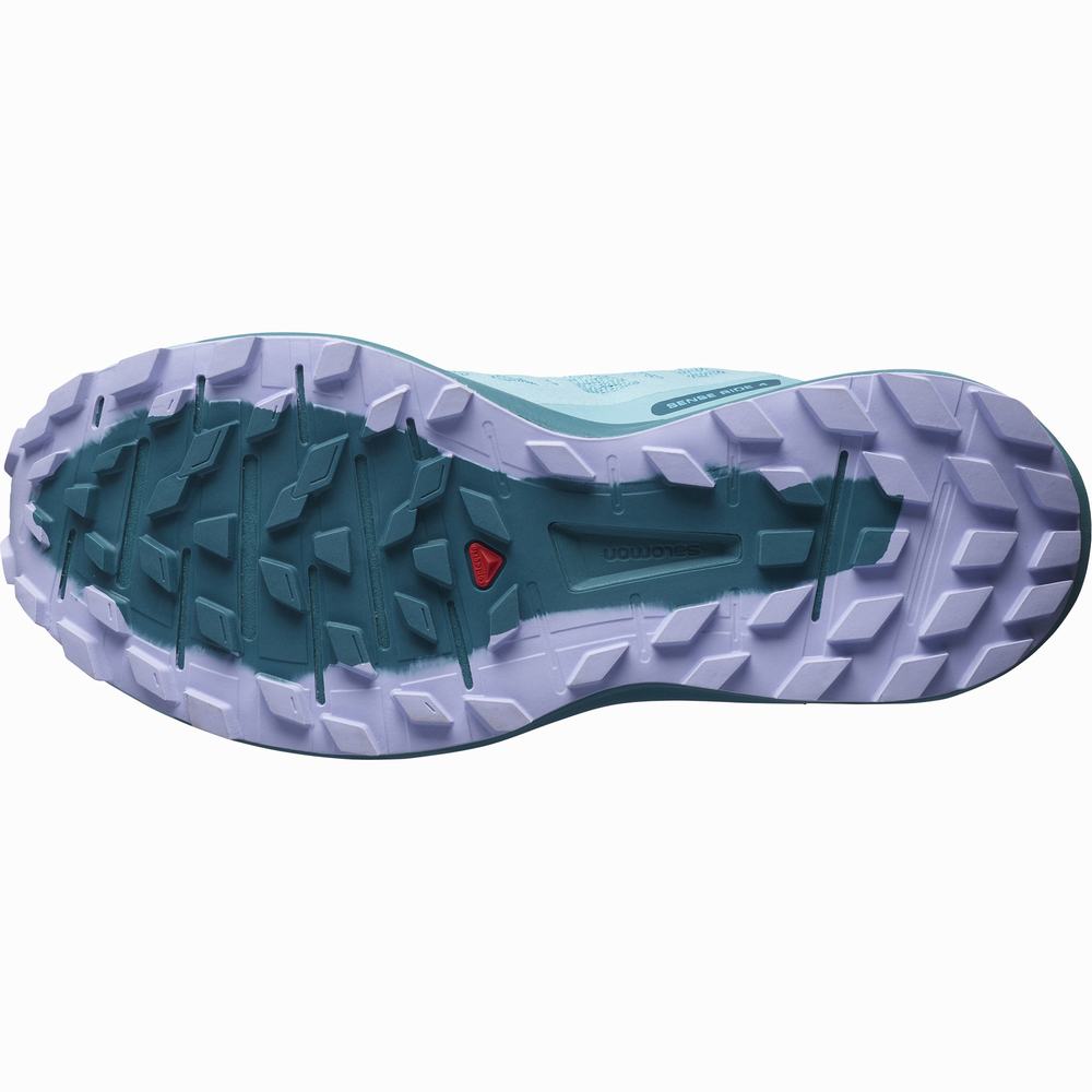 Salomon Sense Ride 4 Patika Koşu Ayakkabısı Kadın Blue/Lavender | Türkiye-7862415