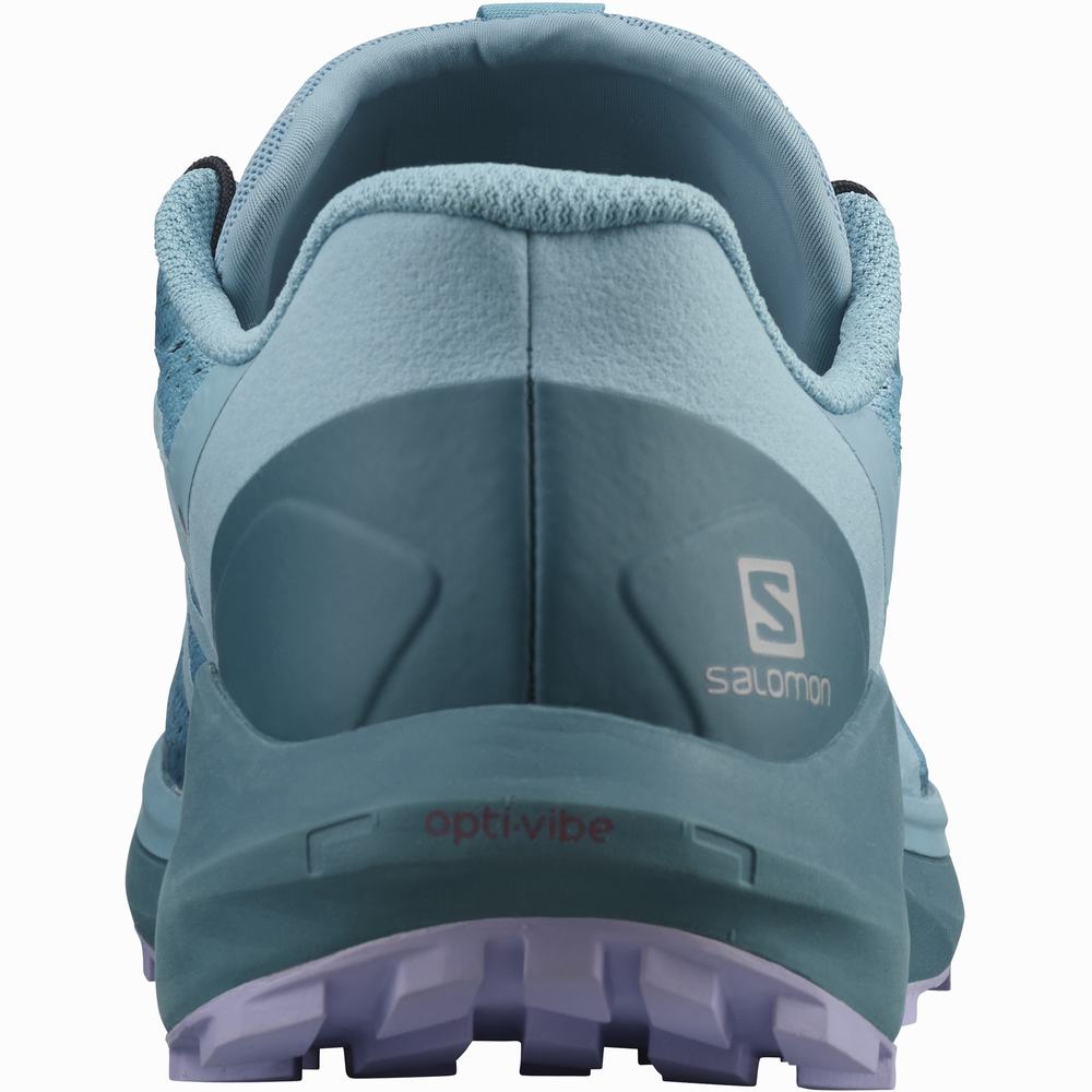 Salomon Sense Ride 4 Patika Koşu Ayakkabısı Kadın Blue/Lavender | Türkiye-7862415