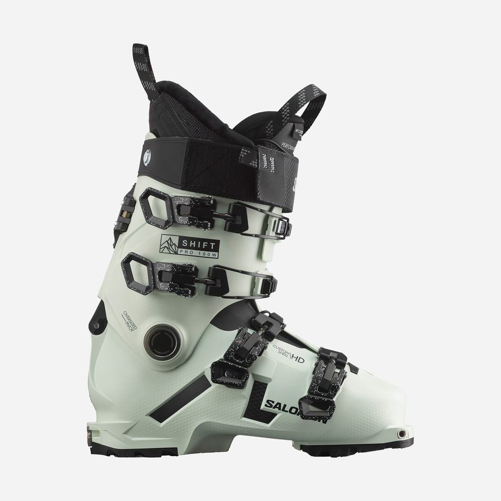 Salomon Shift Pro 100 At Kayak Botu Kadın White/Black/White | Türkiye-0348179