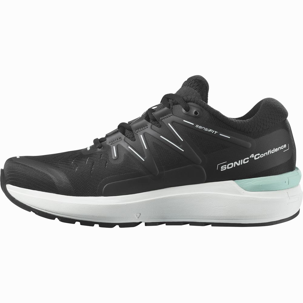 Salomon Sonic 4 Confidence Koşu Ayakkabısı Kadın Black/White | Türkiye-0426987