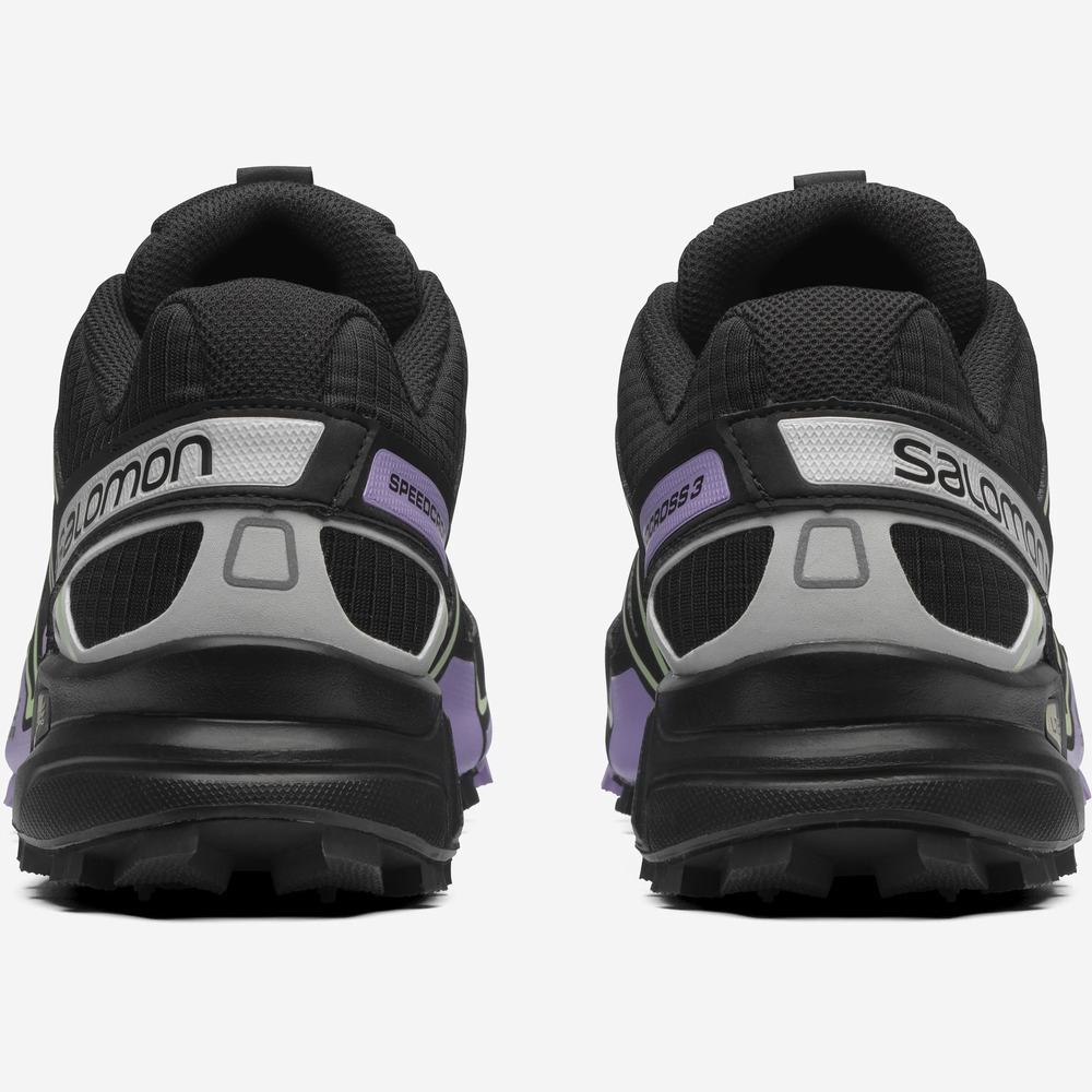 Salomon Speedcross 3 Spor Ayakkabı Erkek Black/Lavender/Green | Türkiye-7042953