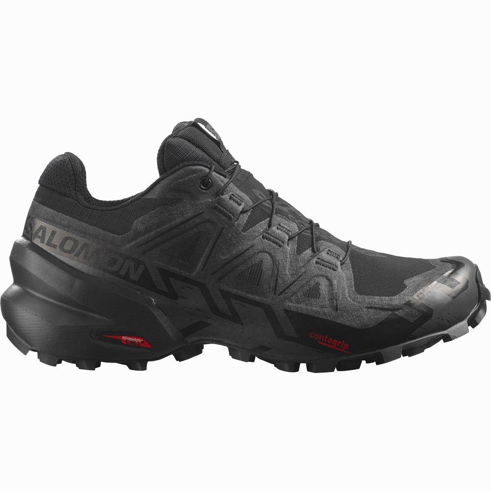 Salomon Speedcross 6 Gore-tex Patika Koşu Ayakkabısı Kadın Siyah | Türkiye-7528349