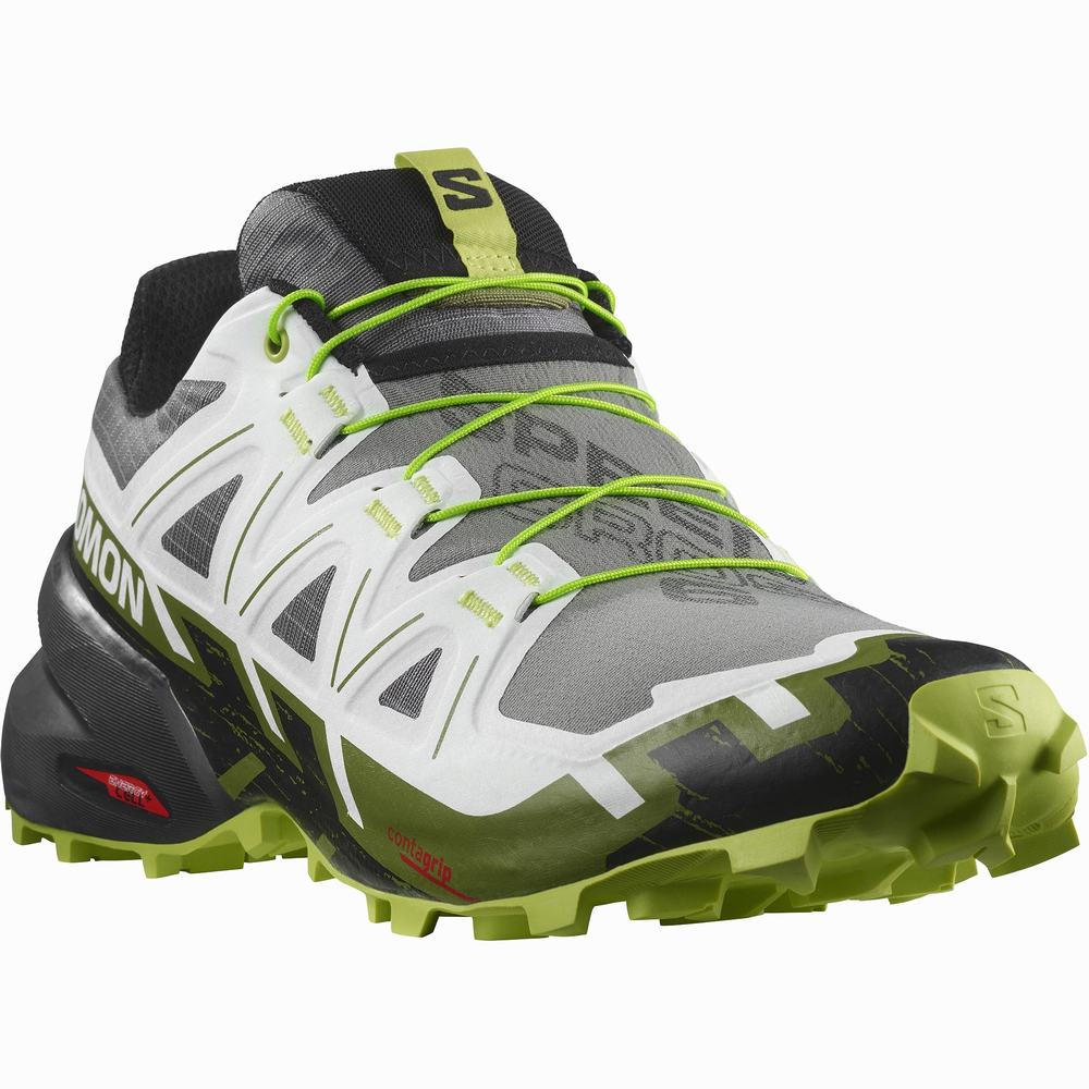 Salomon Speedcross 6 Patika Koşu Ayakkabısı Erkek Yeşil | Türkiye-3729560