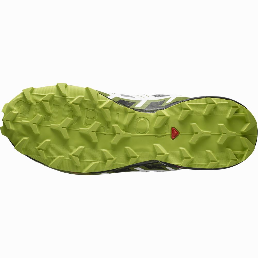 Salomon Speedcross 6 Patika Koşu Ayakkabısı Erkek Yeşil | Türkiye-3729560