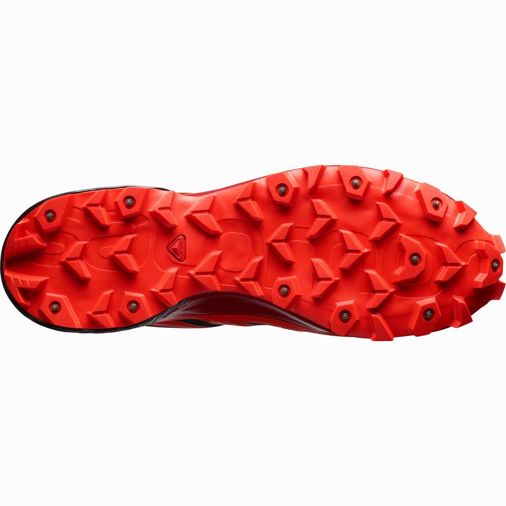 Salomon Spikecross 5 Gore-tex Patika Koşu Ayakkabısı Kadın Black/Red | Türkiye-3742610