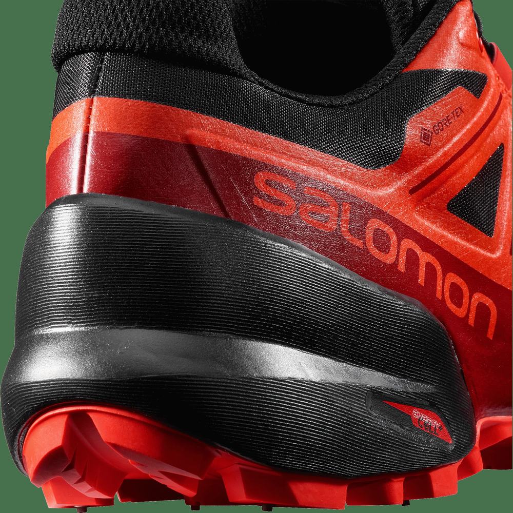 Salomon Spikecross 5 Gore-tex Patika Koşu Ayakkabısı Kadın Black/Red | Türkiye-3742610