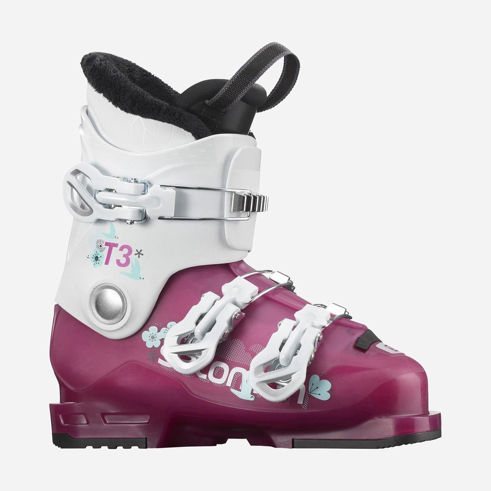 Salomon T3 Rt Girly Kayak Botu Çocuk Pembe | Türkiye-4816095