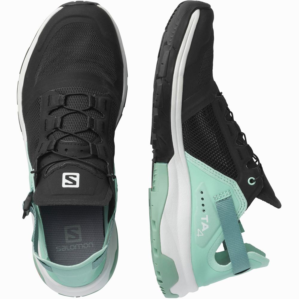 Salomon Tech Amphib 4 Yürüyüş Sandaleti Kadın Gri Yeşil | Türkiye-8913624