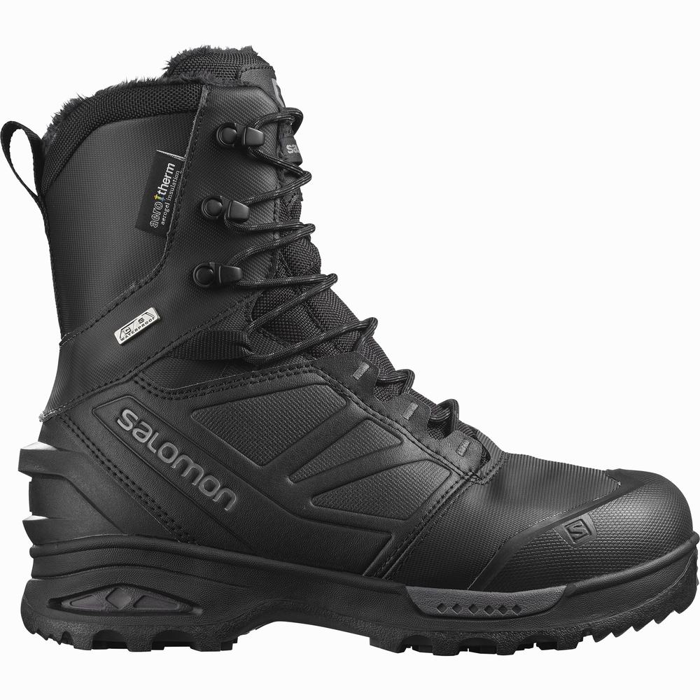 Salomon Toundra Pro Climasalomon™ Su Geçirmez Kışlık Botlar Erkek Siyah | Türkiye-7830269