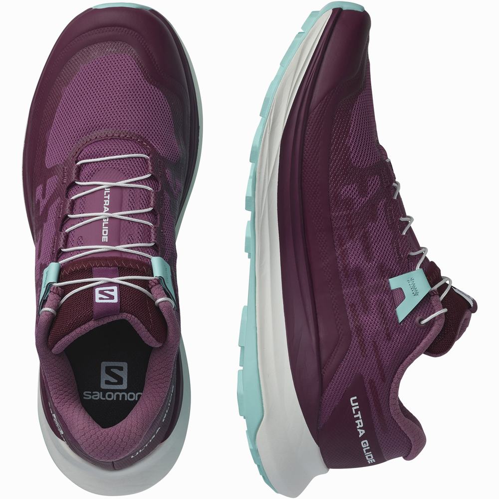 Salomon Ultra Glide Patika Koşu Ayakkabısı Kadın Purple/Turquoise | Türkiye-1596482