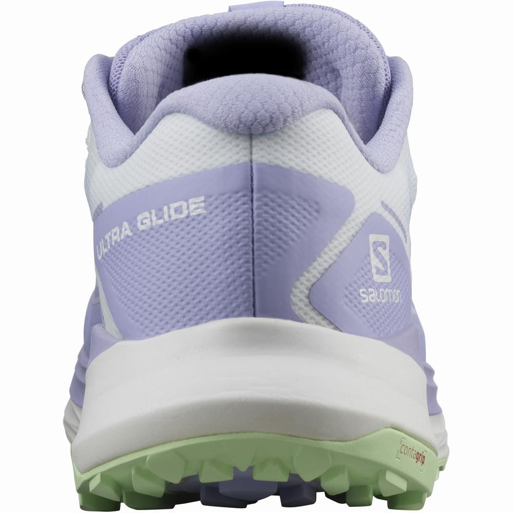 Salomon Ultra Glide Patika Koşu Ayakkabısı Kadın Lavender/White/Green | Türkiye-3089271