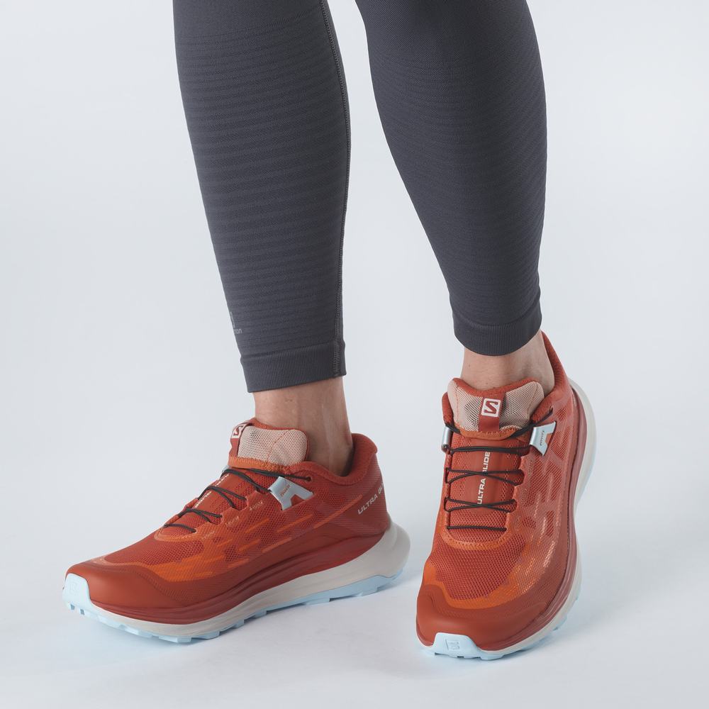 Salomon Ultra Glide Patika Koşu Ayakkabısı Kadın Orange/Red Orange/Blue | Türkiye-9845720